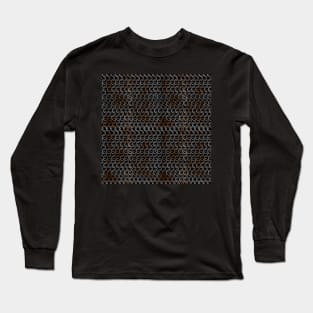 Rusty Chainmail Print Long Sleeve T-Shirt